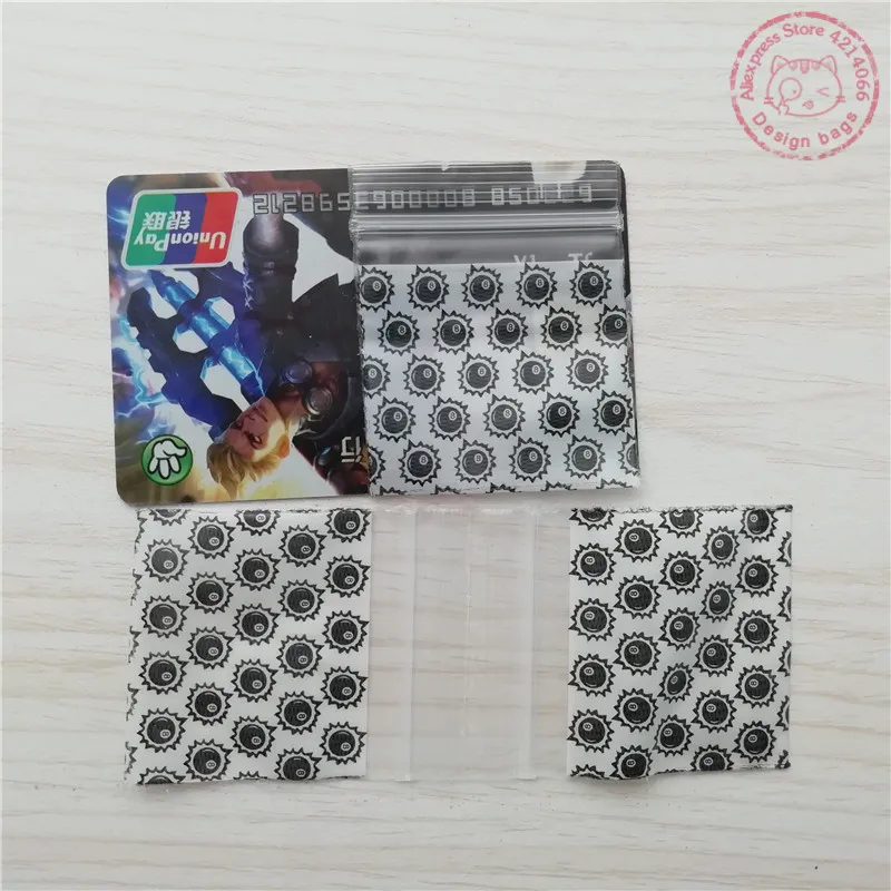 أكياس بولي صغيرة بسحاب ، 100 قطعة ، أكياس تخزين بلاستيكية (4 أنماط ، 6-15 مقاسًا للاختيار) # H44