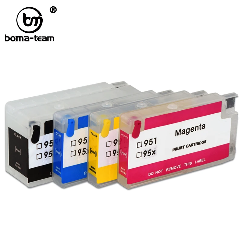 Customized For HP 952 953 954 955 95U XL Refillable Ink Cartridge With ARC Chip For HP OfficeJet Pro 7740 8210 8710 8720 8730