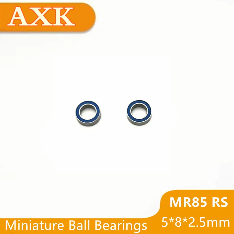 

2023 Time-limited Rushed Mr85rs Bearing Abec-3 (10pcs) 5x8x2.5 Mm Miniature Mr85-2rs Ball Bearings Blue Rubber Sealed Mr85 Rs