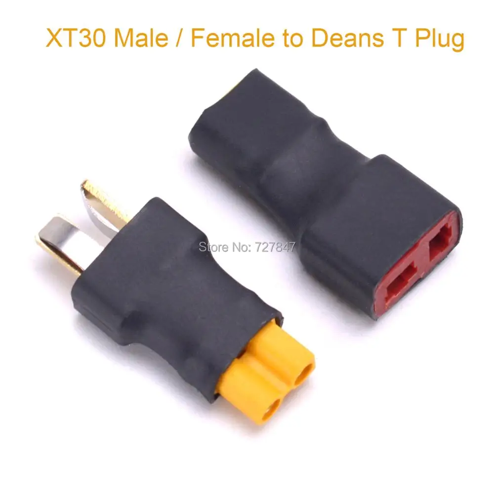 XT30 Male / Female to Deans Connector T Plug Male / Female Conversion Adapter