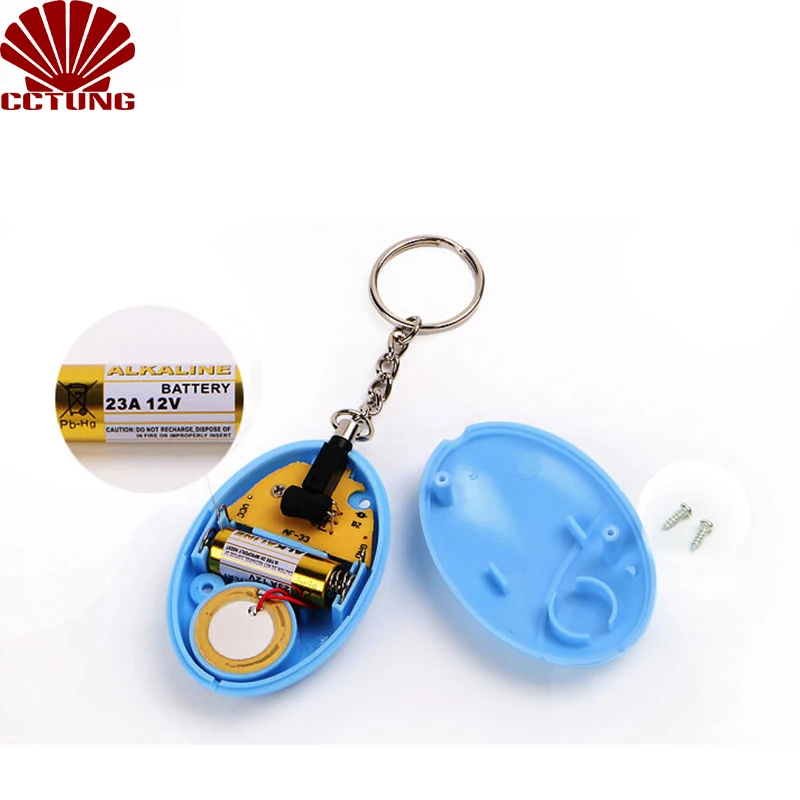 Super Mini 120db Personal Security Alarm Keychain Anti Attack Rape Emergency Personal Alarm Battery Built-in To Help Scare Off