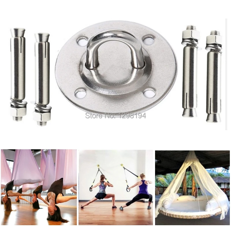 Ceiling Wall Mount Anchor Suspension Bracket Hook For Gym Rings Crossfit Yoga Hammock Swing Hanging Chair