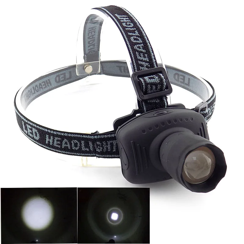 Powerful Focus mini headlamp head torch light Flashlight lantern for camping high bright led headlight Frontale Light lamp