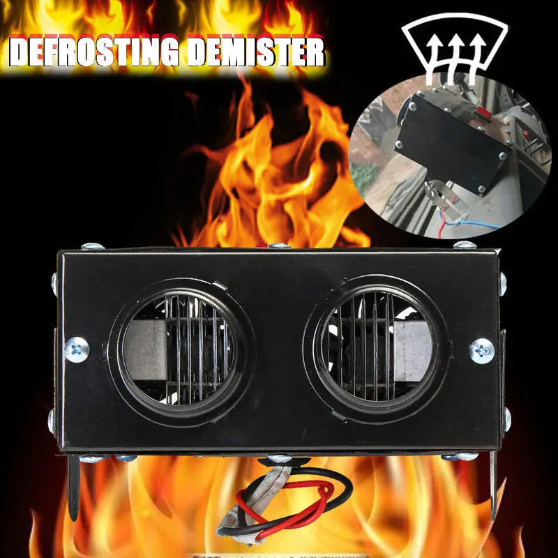 Car 400W 12V Fan Heater Heating Winter Warm Windscreen Window Defroster Demister