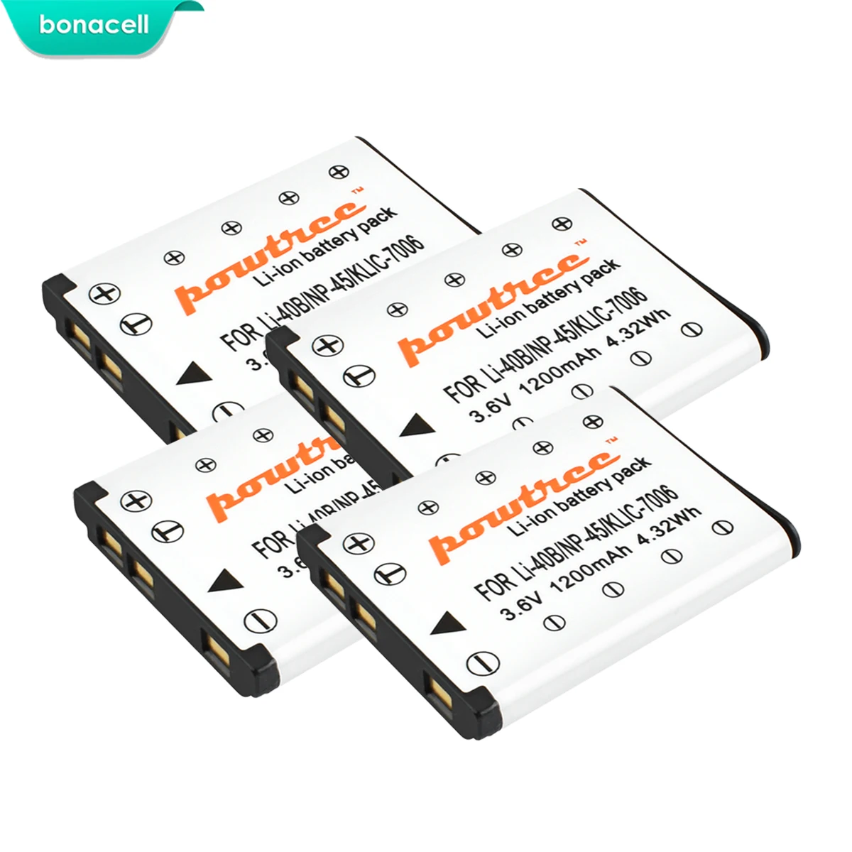 Bonacell NP-45,NP-45A NP-45S NP45,NP45A LI40B Battery for Fujifilm FinePix Z30,Z10fd,Z250fd,Z110,Z700EXR,J10,J120,JV100 L10