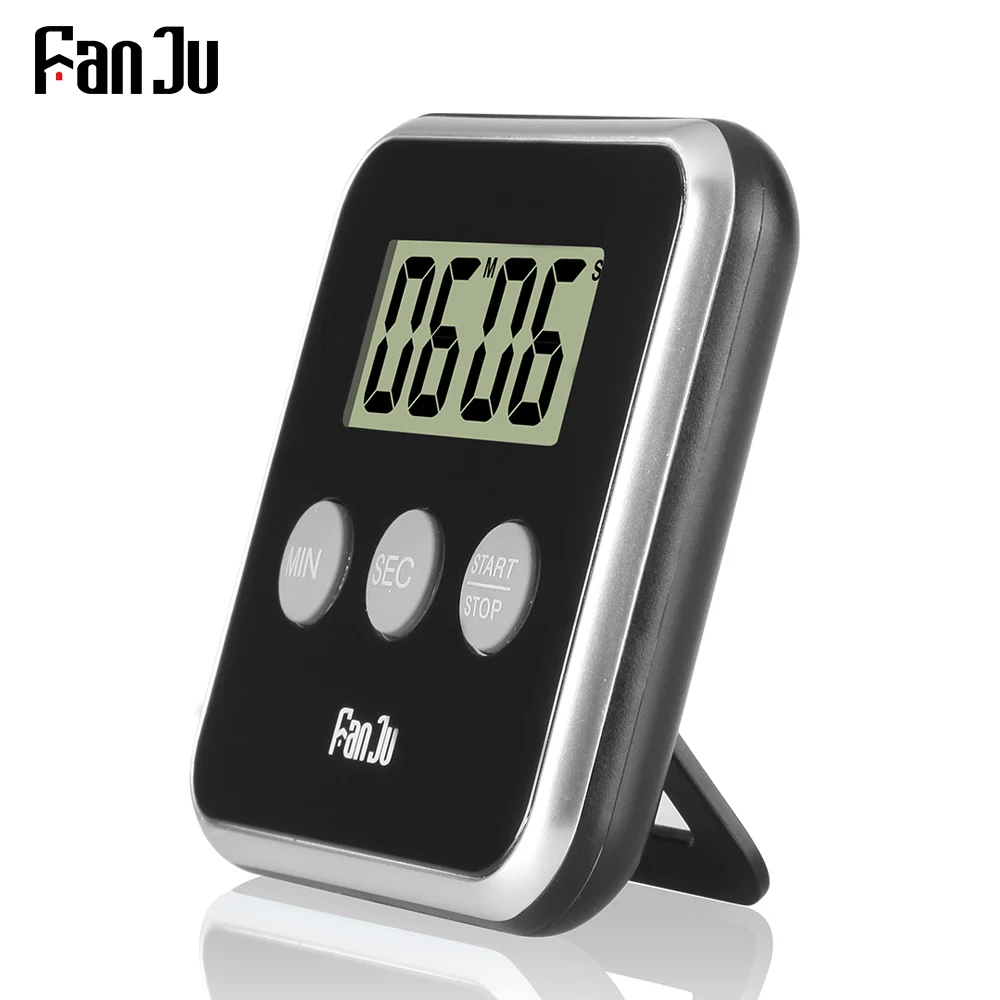 

FanJu FJ231 Digital Kitchen Timer Cooking Clock LCD Screen with Magnet Count Up Countdown Alarm Kitchen Gadgets Cooking Tools