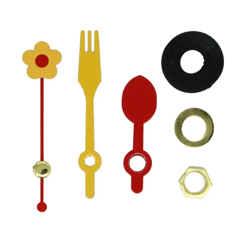 5 sets DIY Wall Quartz Clock Movement Pointer Hands Repair Tool Part Kit Replacement A