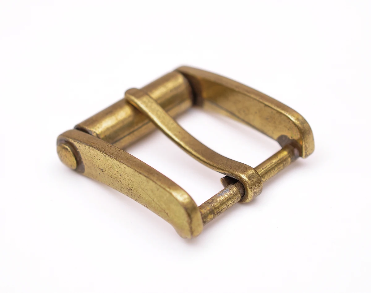 45*42MM (INNER 32 MM) Novelty Mens Retro Zinc Brass Plated DIY Leathercraft Single Prong Pin Metal Belt Buckle