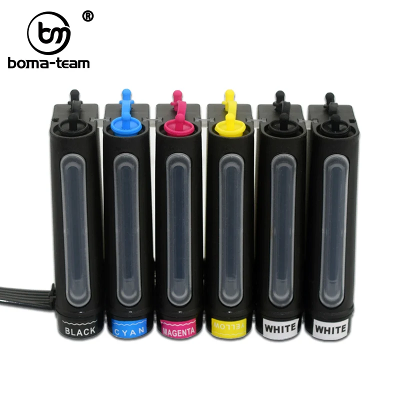 Sistema de tinta LED UV para impresora Epson L800, R330, R270, T50, 1390, 1400, 1450, 1500w, R1390, 6 colores