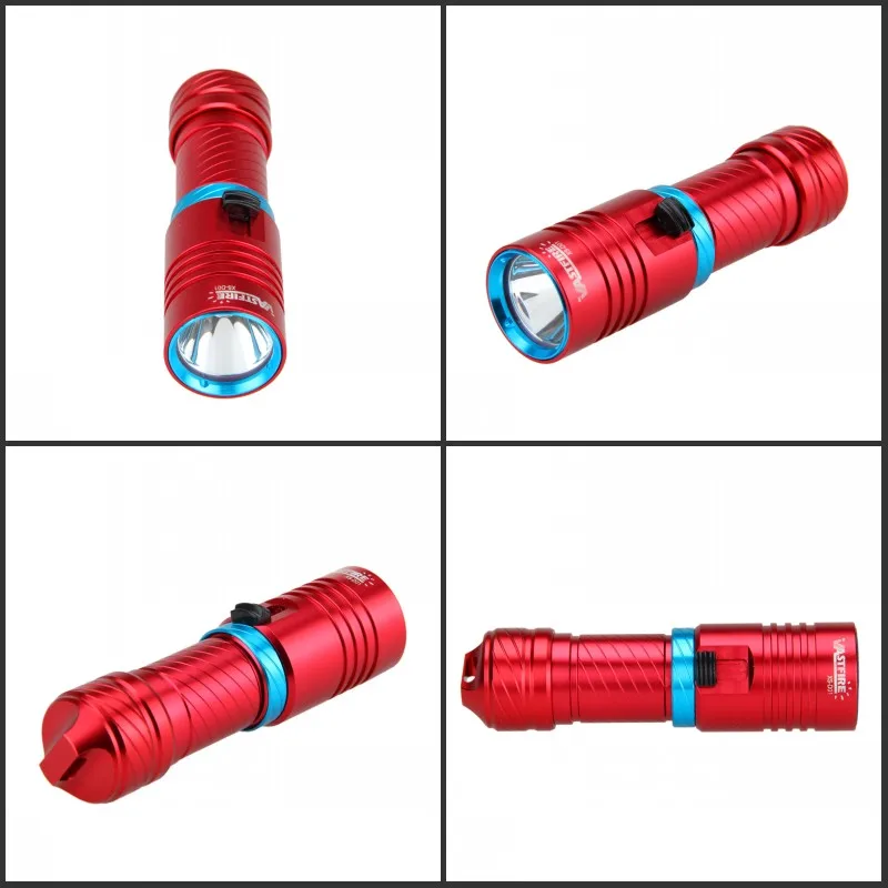 10000 lumens LED Scube Mergulho FlashLight Impermeável Refletor Subaquático 100M Diver Torch Lanterna + 18650 + Carregador USB