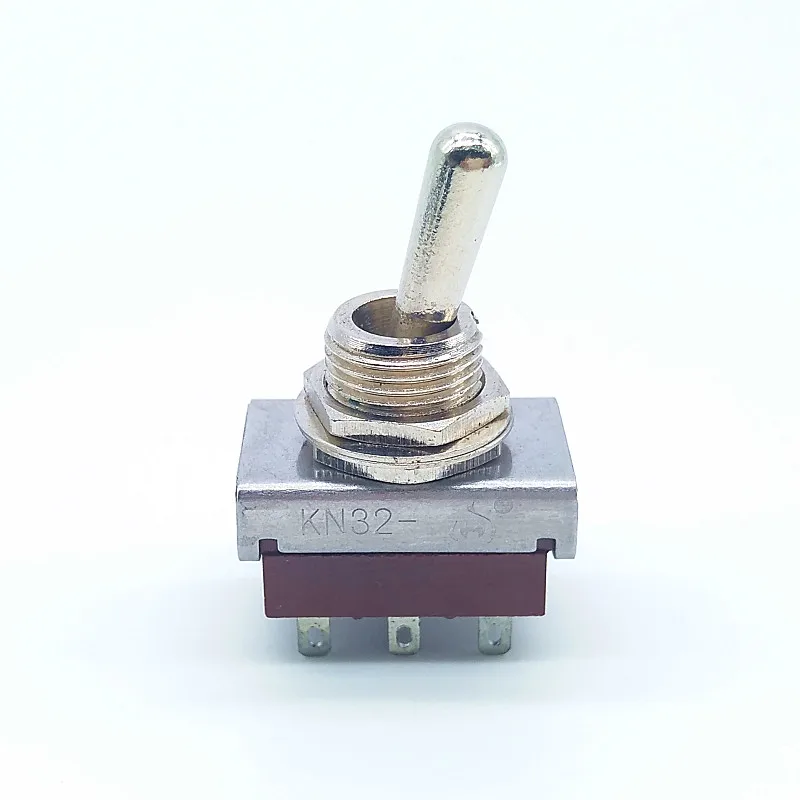 2 قطعة 6Pin 12 مللي متر 2 موقف التبديل تبديل 250VAC 5A تبديل مفاتيح KN32