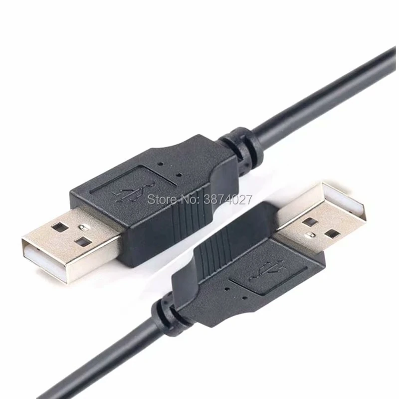 USB 2.0 Type A Male to Male Cable Data Transfer USB2.0 Extension Cord 1FT 5FT 10FT For Radiator, Car Speaker, Hard Disk