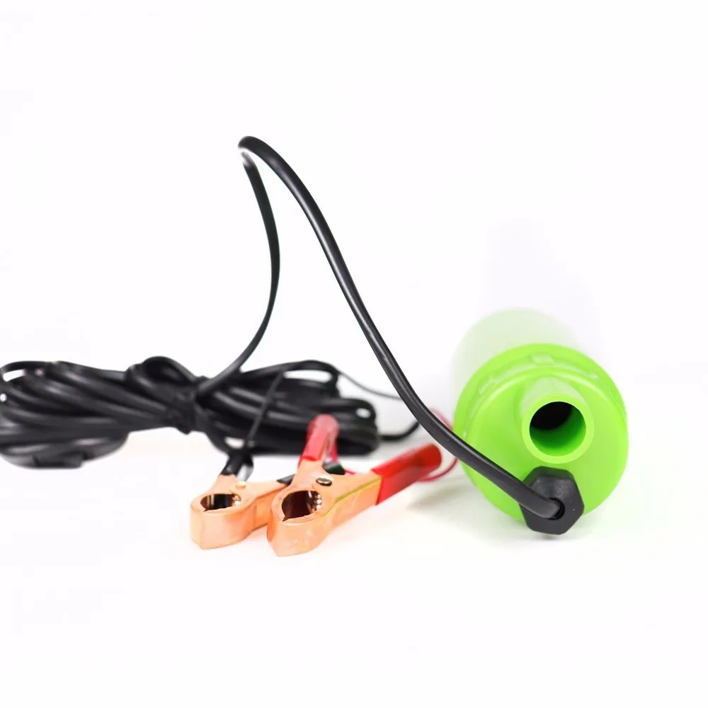 DC 12V/24V 30L/min 19mm hose,Plastic Submersible Electric pump for diesel/oil/water/fuel transfer,with Switch,12 24 v volt