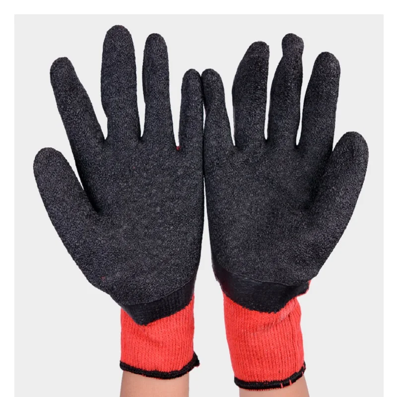 Work gloves Latex/Cotton Working Gloves Cutproof Anti-oil Industrial Acid Alkali Corrosion Resistant Environmental For Worker