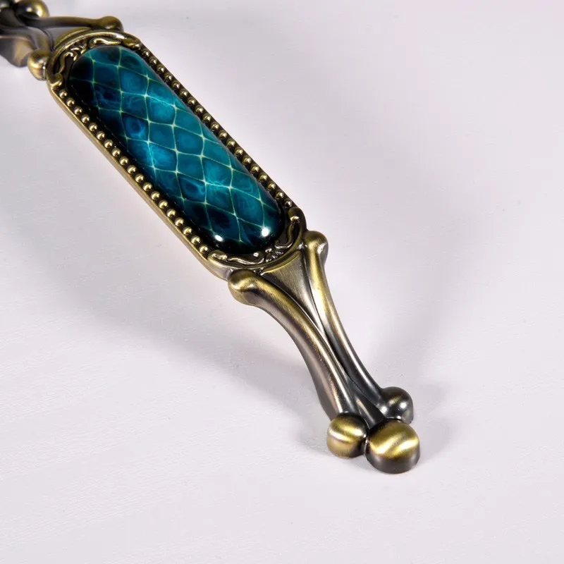 مقبض أثاث عتيق فاخر من البرونز ، مقابض مطبخ أنيقة ، خزانة ، باب ، درج