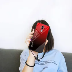 For Huawei Mate 9 Case Gradient Aurora Tempered Glass Colored Back Cover Case for Huawei Mate 9 MHA-L09 MHA-L29 MHA L09 L29