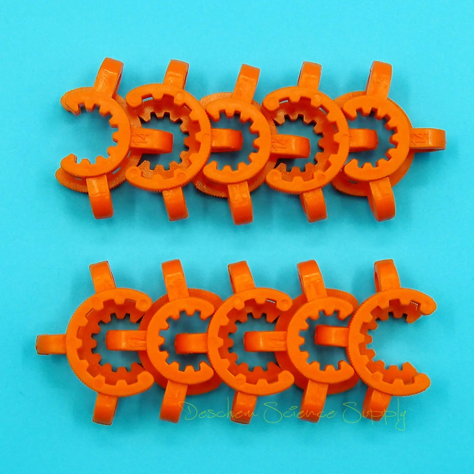 14# Lab Plastic Keck Clamp Clip for 14/23(14/20) Glass Joints 10PCS