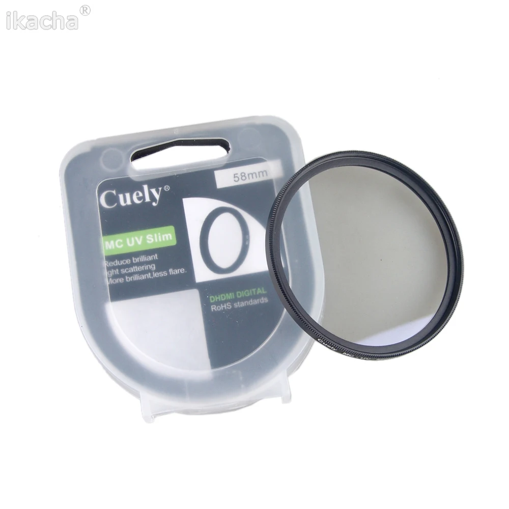 Filtro de cámara MCUV, Protector de lente para Canon, Nikon y Sony, 40,5 49 52 55 58 62 67 72 77 82mm