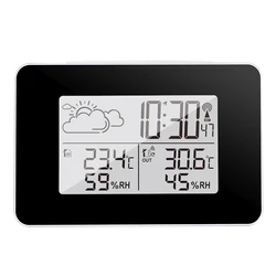 Wireless Weather Station Thermometer LCD Digital Screen Outdoor Forecast Sensor Clock Home Hygrometer Forecast Clocksz будильник