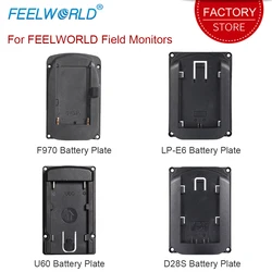 FEELWORLD Battery Plate for Feelworld DSLR Camera Field Monitor F570 T7 T756 FW703 FW279S FW760 FW759 FW1018SPV1 FW450 S450-M