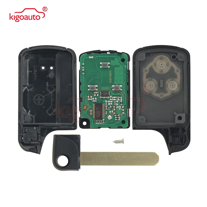 Kigoauto 72147-TOA-J51 Smart Remote Key Fob 2 Button 313.8/433MHz ID46 Chip for Honda CR-V CRV 2013 2014 2015 2016