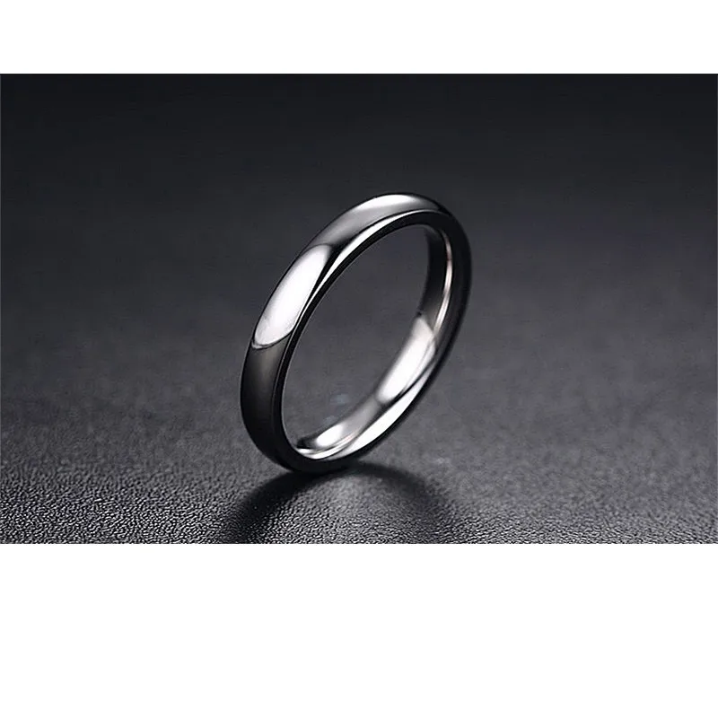 Vnox Mens Basic Wedding Rings for Women Never Fade Color Stainless Steel Alliance Anel Unisex Accessory