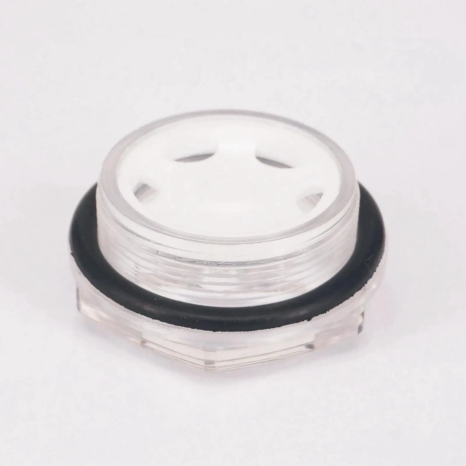 

2pcs M42x1.5mm Metric Male Plastic Oil Level Sight Glass Window Hex Head For Air compressor Gearbox