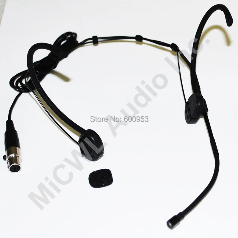 

New Foldable Headset Mic Microphone For AKG Samson Sennheiser Shure Wireless Mike BeltPack Transmitter New mini 3pin 4pin 3.5mm