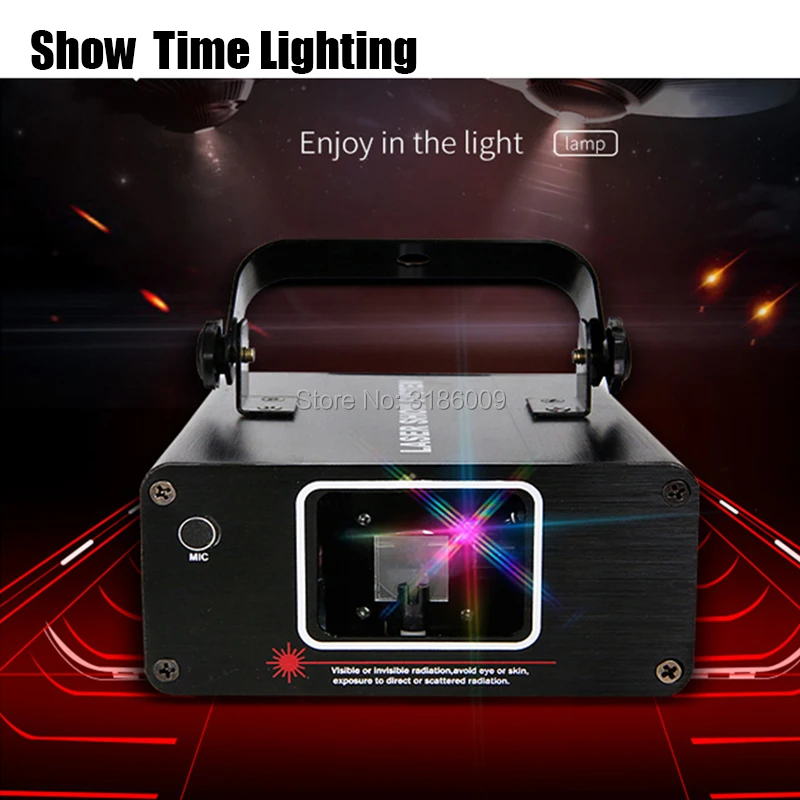 Hot Sales DJ Lazer Stage Light Full Color 96 RGB Patterns Projector Stage Effect Lighting For Disco Xmas Party 1 Head Laser Show