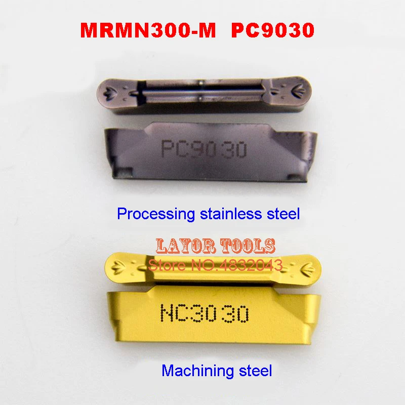 

MRMN300-M PC9030, Two-headed Cnc Cutting Carbide Coating Turning Insert For Grooving Holder Mgehr & Mgivr