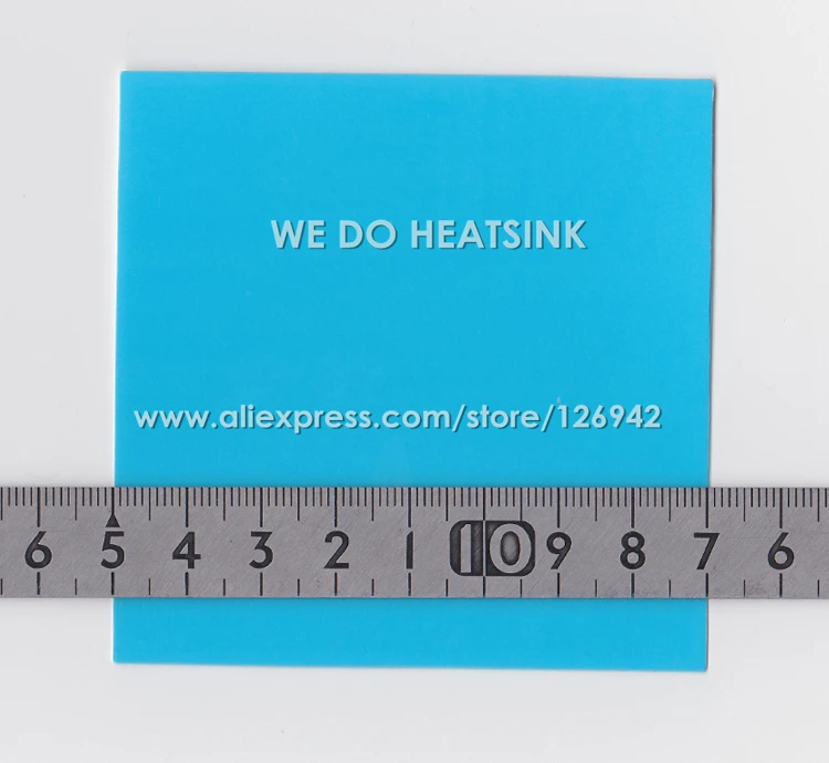 2pcs 80x80mm 3M 8810 Thermally Compound Double Sided Acrylic Adhesive Blue Heatsink Cooler Pad Thermal LED Tape