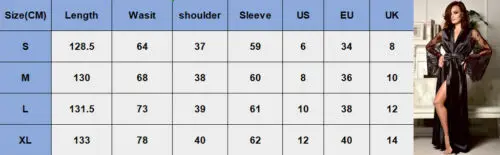 New Lingerie Sleepwear Satin Lace Sexy Women Sissy Long Sleeve Loose Bathrobe Kimono Babydoll Nightwear Robe Deep V Bathrobe