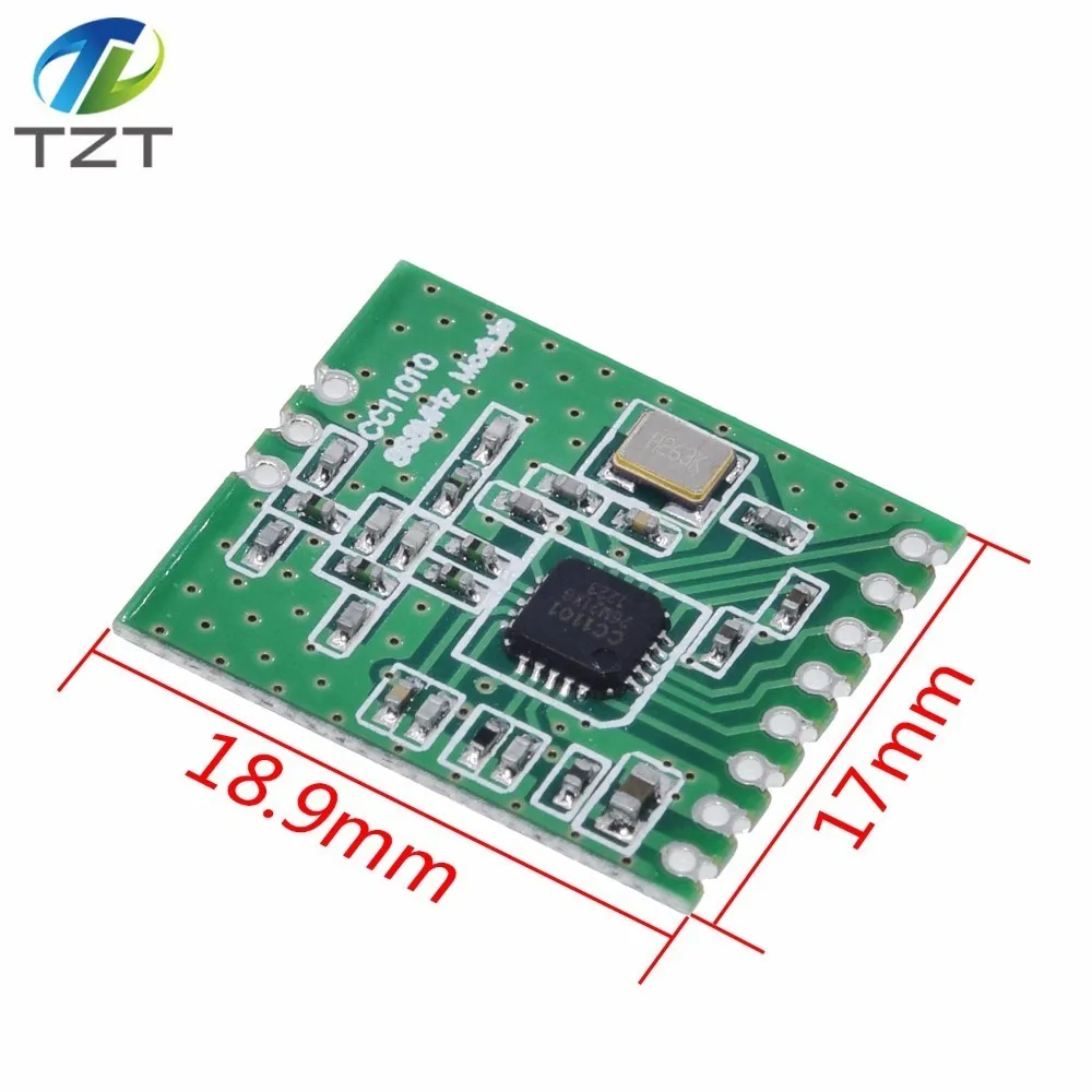 CC1101 Wireless Module Long Distance Transmission Antenna 868MHZ M115 For FSK GFSK ASK OOK MSK 64-byte SPI Interface Low Power