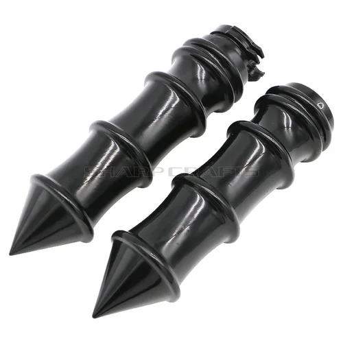 Imagen 2 del producto Empuñaduras de manillar de llama para motocicleta, 1 ""o 7/8"", para Harley, Honda, Kawasaki, Suzuki, Yamaha, Cruiser, Chopper, personalizadas
