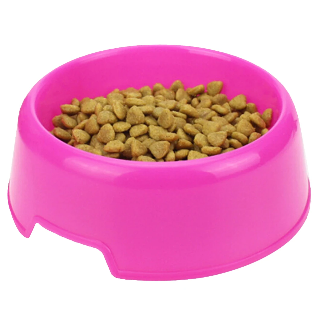 Safety Cute Multi-Purpose Candy Color Plastic Dog Bowls Feeding Water Food Puppy Feeder Cat Dog Bowls Pet Feeding Supplies