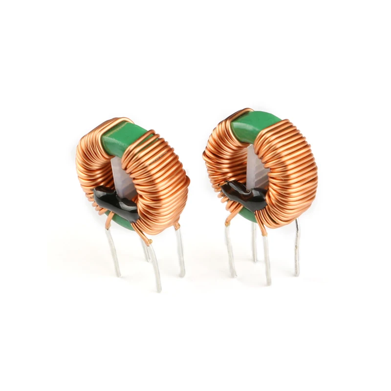 2pcs 5MH 4A Annular Common Mode Filter Inductor 0.6 Wire Choke Ring Inductance 14*9*5mm