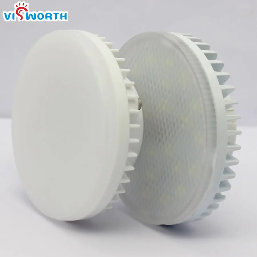 VisWorth GX53 lámpara Led SMD2835 5W 7W 9W 12W 15W 18W Lampada LED gabinete bombilla LED foco AC 110V220V luz Led blanca fría cálida