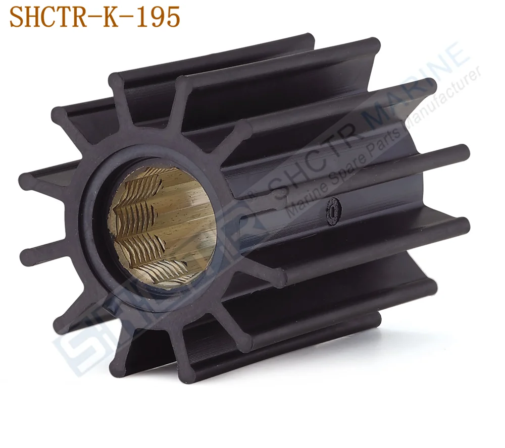 

SHCTR Flexible Impeller for JOHNSON 09-821B,CEF 500162,YANMAR 119574-42550/42552,JMP 7376,DJ Pump 09-44-1201,876771 21951358