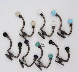 Pumpkin Ceramic Wall Hooks Decorative Hooks Wall Hook Antique Retro Coat Hangers Hanger Rack Hooks Metal Furniture