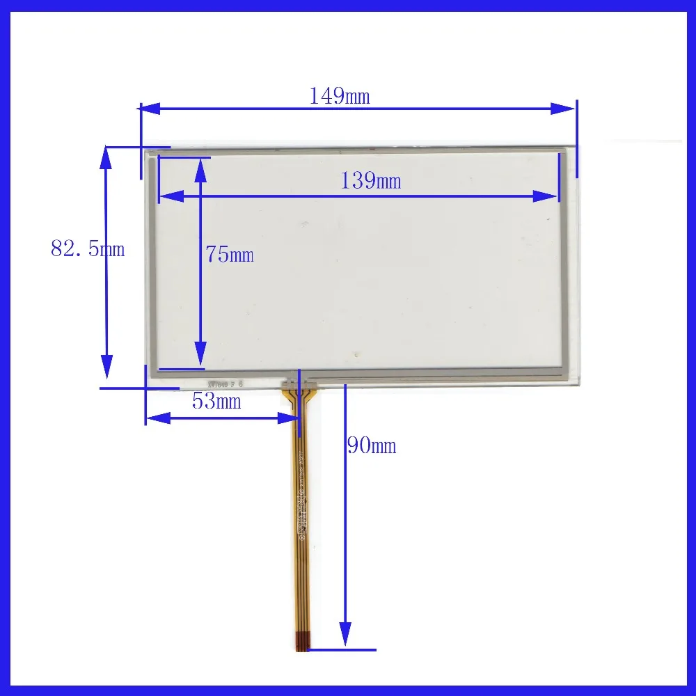 

ZhiYuSun For AVIC-F920BT compatible 6inch 4 line touch screen panel Sensor glass Compabible send Extended line AVICF920BT