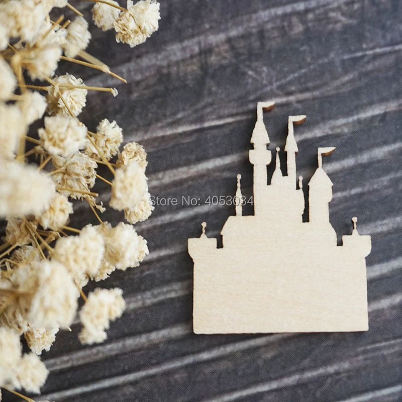 Castle cutouts, Wood blanks, Princess Cut out, Wooden Castle Cut out, Unfinished Wood, Party cutouts, Birthday Party Blanks