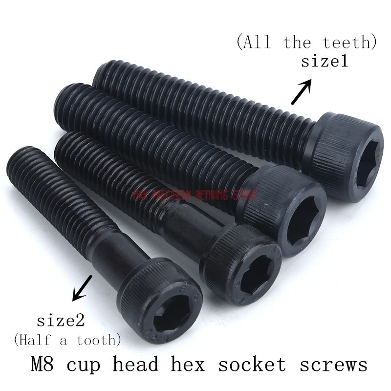 2023 Special Offer Time-limited Parafusos 12.9 M8 Cup Head Hex Socket Screws * 10/12/16/25/30/40/50/60/70/60/70 Black