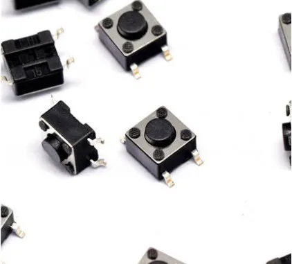 100pcs 6*6*4.3mm Panel PCB Momentary Tactile Tact Push Button Micro Switch 4Pin SMD DIP Light Touch 6x6x4.3mm Keys Keyboard