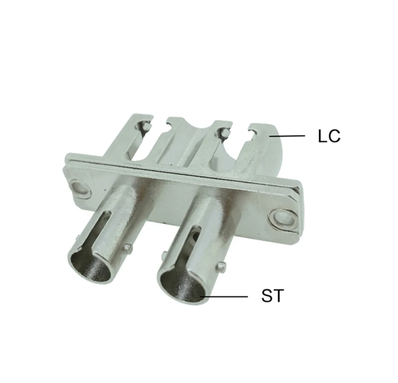 LC-ST duplex adapter hybrid ftth faser optik stecker weiblich zu weiblich apc upc sm mm koppler großhandel elink versand kostenfrei lcst