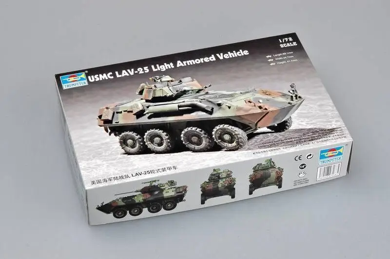 Trumpeter 1/72 07268 USMC LAV-25 Light Armored Vehicle