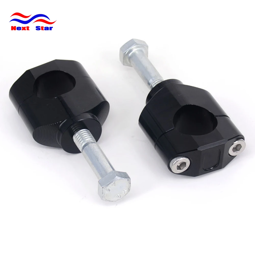 Motorcycle Aluminum Riser Mount Clamp For 1 1/8\