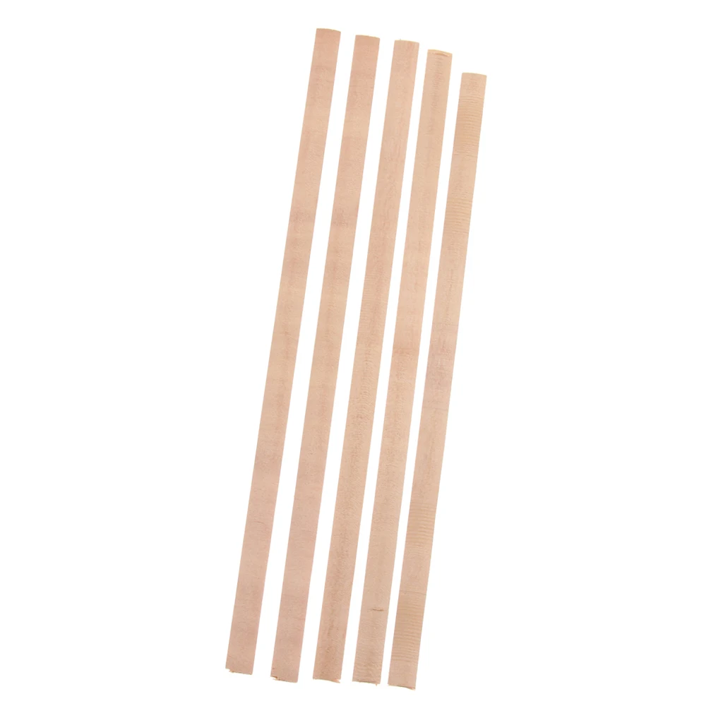 5pcs Spruce Wood Purfling Binding Inlay Guitar Back Center Reinforcement Strip