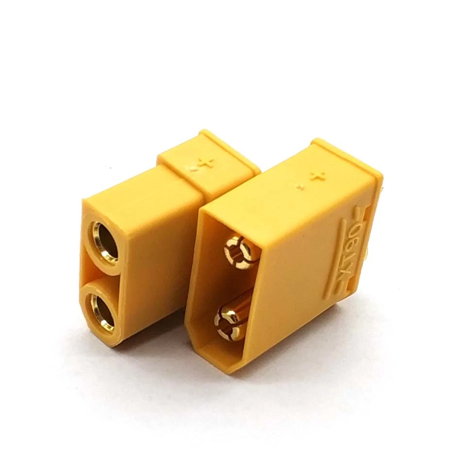 XT90 Yellow Battery Connector Set 4.5mm Male Female Gold Plated Banana Plug