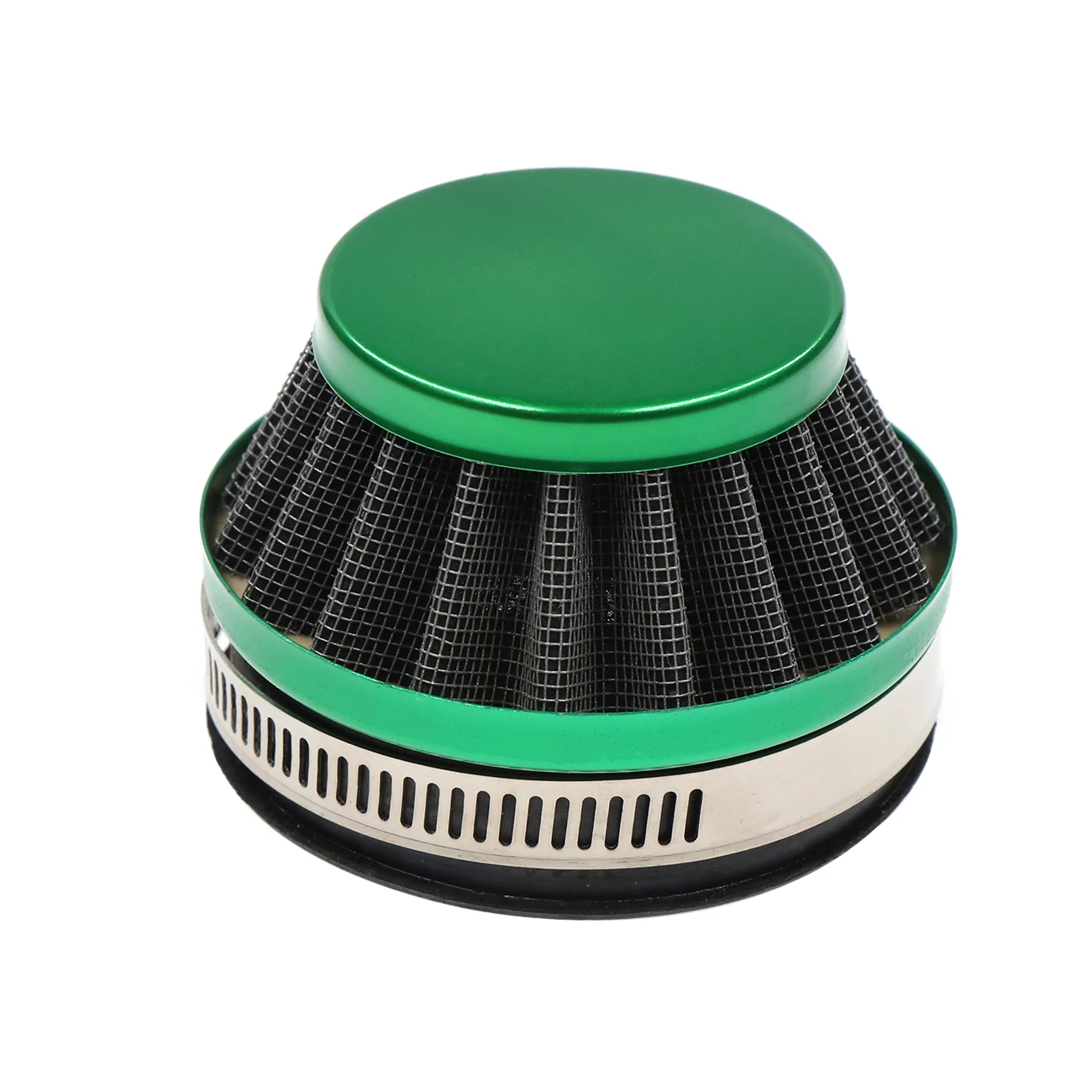 Green 60mm Air Filter For Carburetor 2-Cycle 49cc 60cc 80ccMotorized Bicycle