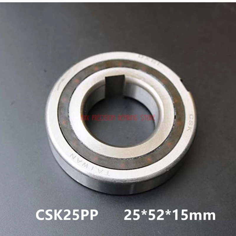 

2023 Special Offer Real 1pcs Csk25pp With Keyway Cam Clutch, One Way Bearing ,backstop,sprag Freewheels ,25*52*15 Mm Dual